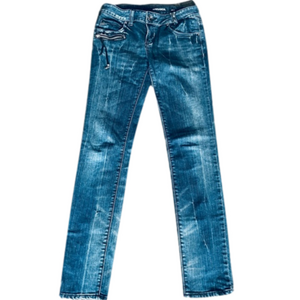 Vintage Miss Sixty Y2K NICLA Skinny Blue Denim Jeans.  Size 27